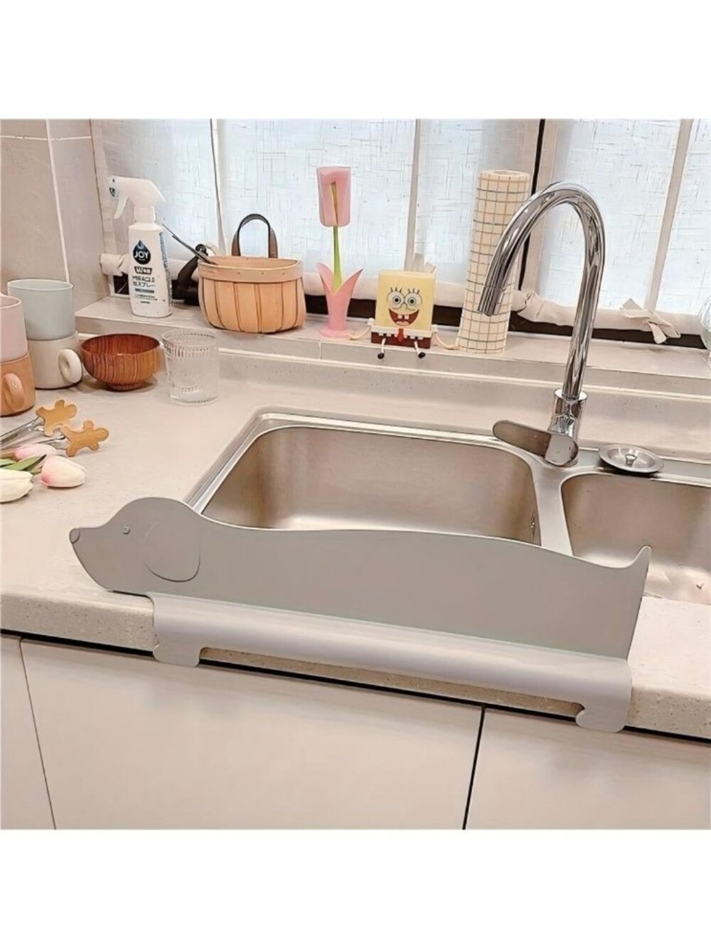 Kitchen Silicone Water Retaining Plate Household Sink Table Splash Proof Suction